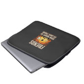 Freunde Halloween Geist Friedhof Design_1 Laptopschutzhülle (Vorne Knopf)