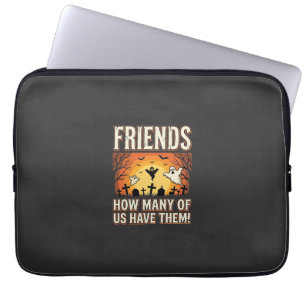 Freunde Halloween Geist Friedhof Design_1 Laptopschutzhülle
