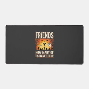 Freunde Halloween Geist Friedhof Design_1 Schreibtischunterlage