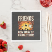 Freunde Halloween Geist Friedhof Design_1 Serviette (Beispiel)