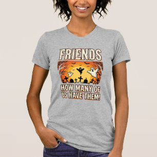 Freunde Halloween Geist Friedhof Design_1 T-Shirt