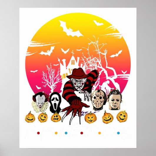 Freunde Halloween Horror Poster (Vorne)