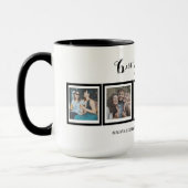 Freunde Heart Foto Collage ändern Rand Farbe M Tasse (Links)