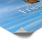 Freunde heben Sie auf Poster (Ecke)