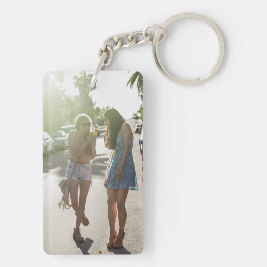 Freunde im Sun-Schlüsselanhänger Schlüsselanhänger (Rückseite)