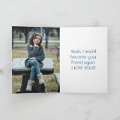 FREUNDE IMMER FREUNDSCHAFTSKARTE DANKESKARTE (Innenseite)