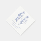 Freunde immer in Ihrem Herzangebot Serviette (Ecke)