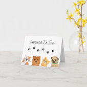 Freunde immer - Pun Card Karte (Gelbe Blume)