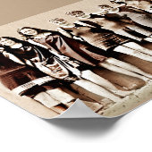 Freunde in Badekostümen 1920 Poster (Ecke)