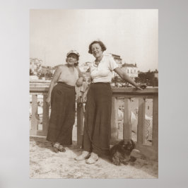 Freunde in Cannes in den 1930er Jahren Poster