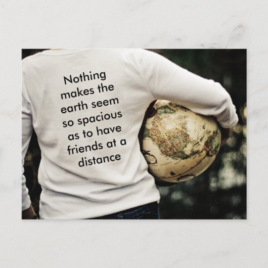 Freunde in der Ferne Postkarte (Vorderseite)