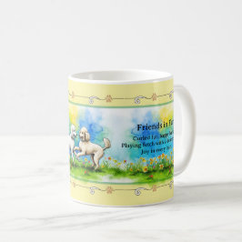 Freunde in der Tasse Haiku Poodle