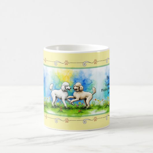 Freunde in der Tasse Haiku Poodle (Mittel)
