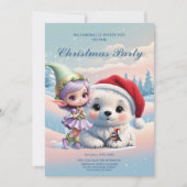 Freunde in einer Fantasiewelt. Einladung (Vorderseite)