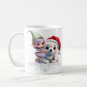 Freunde in einer Fantasiewelt. Kaffeetasse