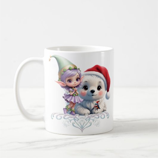 Freunde in einer Fantasiewelt. Kaffeetasse (Links)