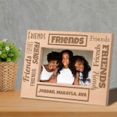 Freunde Individuelle Name Geätzte Rahmen