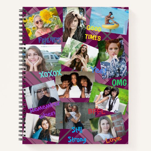 Freunde Inspiriert Foto Notebook HAMbWG Notizblock (Vorderseite)