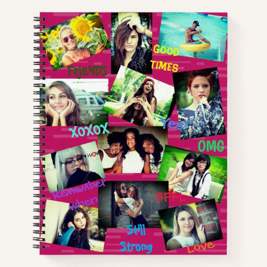 Freunde Inspiriert Foto Notebook HAMbWG Notizblock (Vorderseite)