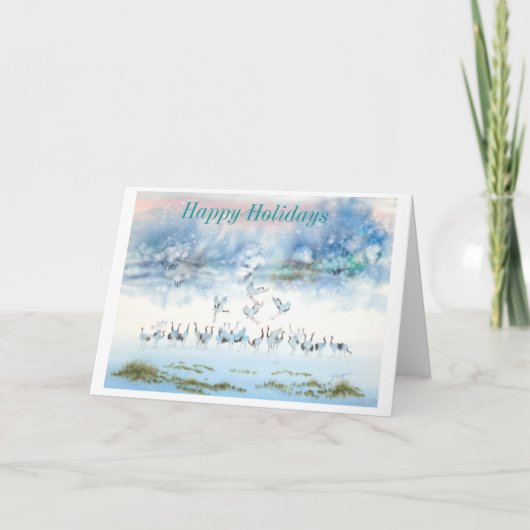 FREUNDE, JAPANISCHER KREBS FEIERTAGSKARTE (Vorderseite)