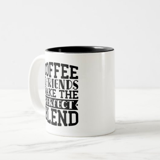 Freunde Kaffee Tasse | Tasse der Freundschaft | (Vorderseite Links)