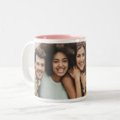Freunde-Kaffeetasse Zweifarbige Tasse (Vorderseite Links)