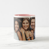 Freunde-Kaffeetasse Zweifarbige Tasse (Mittel)