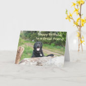 Freunde Karte (Gelbe Blume)