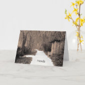 Freunde Karte (Gelbe Blume)