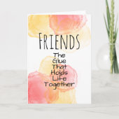 Freunde Karte (Vorderseite)