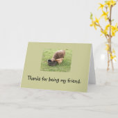 Freunde Karte (Gelbe Blume)