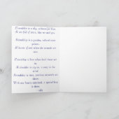 Freunde Karte (Innenseite)