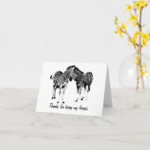 Freunde Karte (Gelbe Blume)