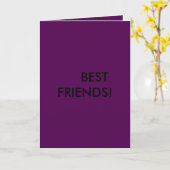 Freunde Karte (Gelbe Blume)