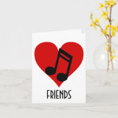 Freunde Karte (Gelbe Blume)