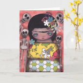 Freunde Karte (Gelbe Blume)