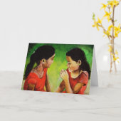 Freunde Karte (Gelbe Blume)