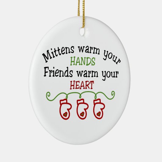 Freunde Keramik Ornament (Rechts)