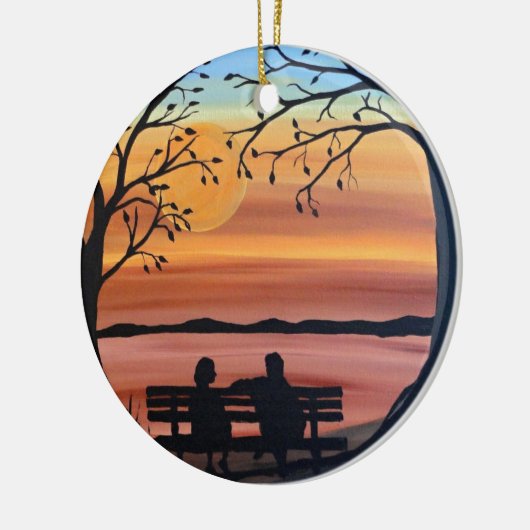 Freunde Keramikornament (Links)