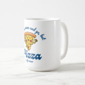Freunde kommen und gehen, aber Pizza ist für immer Kaffeetasse (VorderseiteRechts)