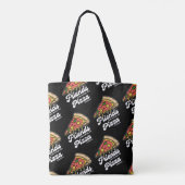 Freunde kommen und gehen, aber Pizza ist für immer Tasche (Rückseite)