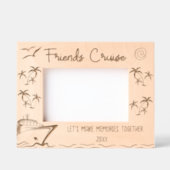 Freunde Kreuzfahrt Lasst uns Erinnerungen zusammen Geätzte Rahmen (Vorderseite)