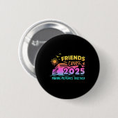 Freunde Kreuzfahrt Squad Erinnerungen Sommertreffe Button (Vorne & Hinten)