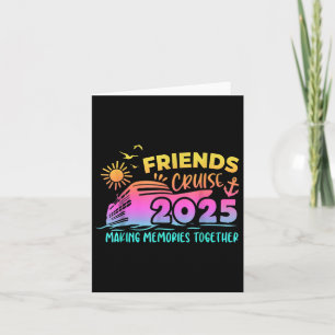 Freunde Kreuzfahrt Squad Erinnerungen Sommertreffe Karte