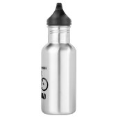 Freunde Lass Freunde auf der Mountainbike-Straße n Edelstahlflasche (Rechts)