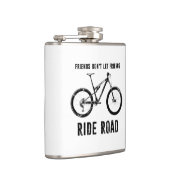 Freunde Lass Freunde auf der Mountainbike-Straße n Flachmann (Rechts)