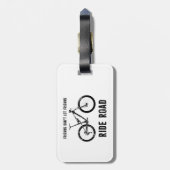 Freunde Lass Freunde auf der Mountainbike-Straße n Gepäckanhänger (Rückseite vertikal)