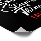 Freunde lass Freunde machen keine Dummheiten (alle Poster (Ecke)