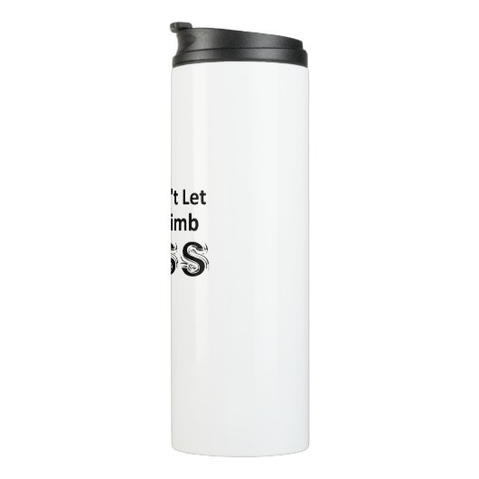 Freunde Lass Freunde nicht Climb Choss Thermosbecher (Nach rechts gedreht)