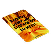 Freunde Lass Freunde nicht zur Hölle gehen gotGod3 Magnet (Rechte Seite)